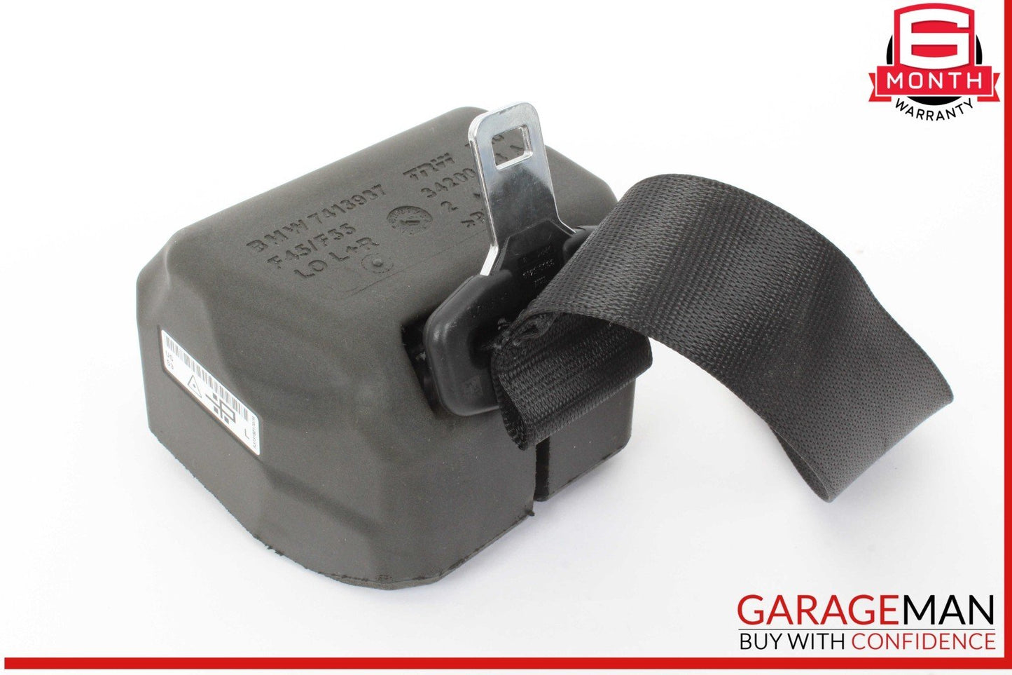 14-19 Mini Cooper Rear Left Driver Side Seat Belt Seatbelt Retractor OEM