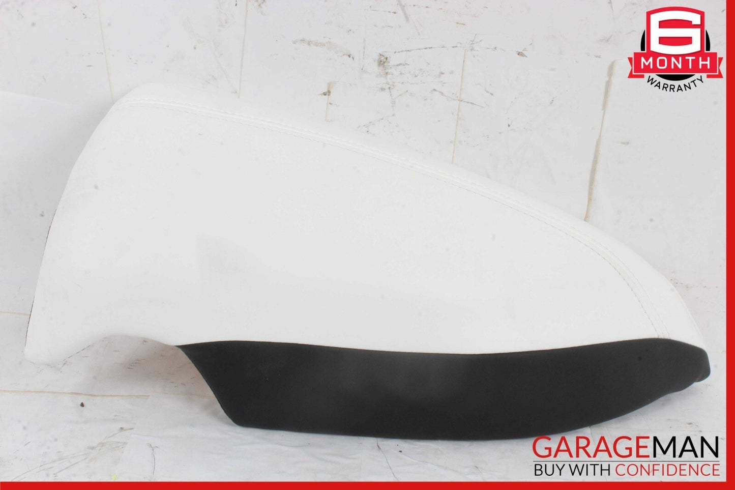 16-20 Tesla Model S Rear Right Side Seat Bolster Cushion Cover White OEM