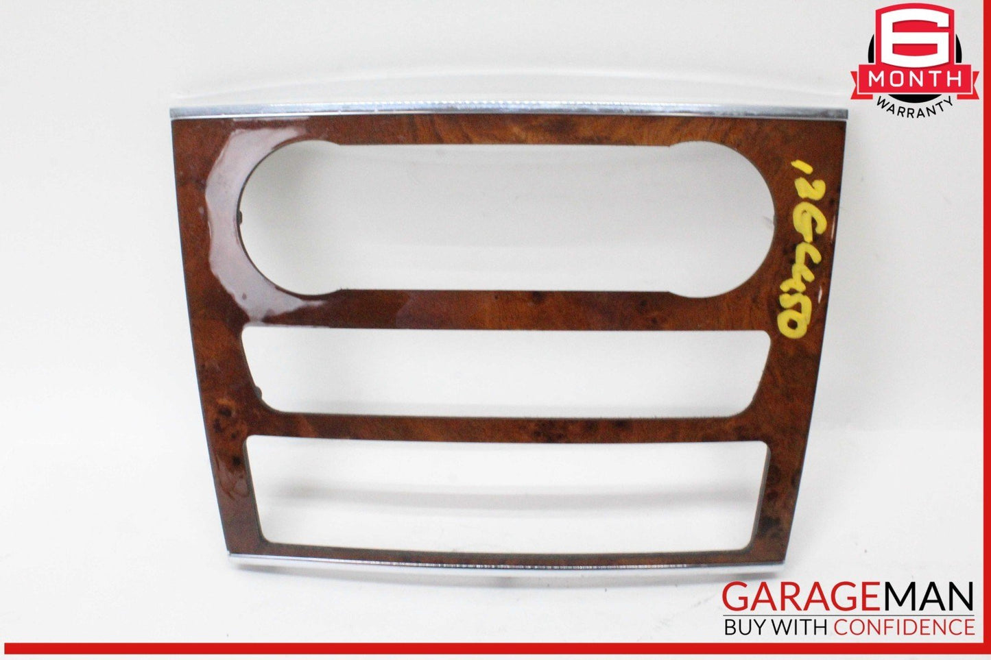 06-12 Mercedes X164 GL450 4MATIC Center Console Control Trim Panel Wood Bezel