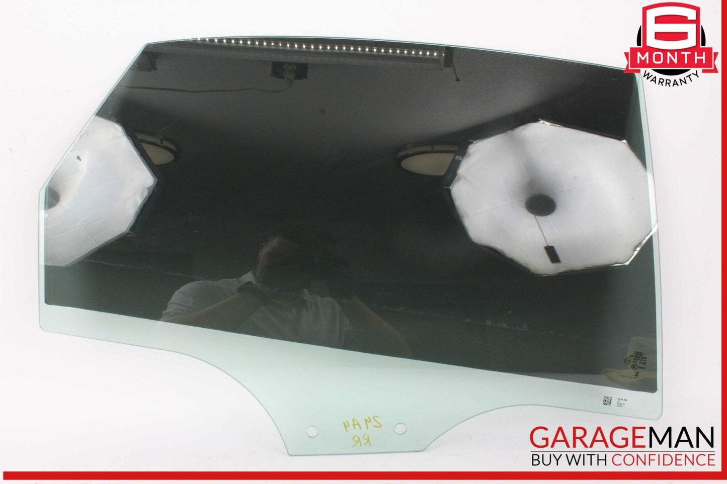 17-24 Audi A4 Rear Right Passenger Side Door Window Glass 8W5845206C OEM