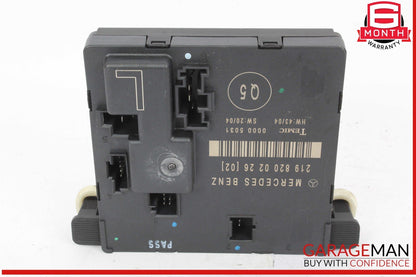 06-11 Mercedes W219 CLS63 AMG Rear Left Side Door Control Module 2198200226 OEM