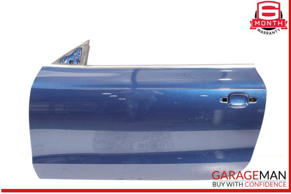 08-17 Audi A5 S5 Front Left Driver Side Door Shell Blue OEM