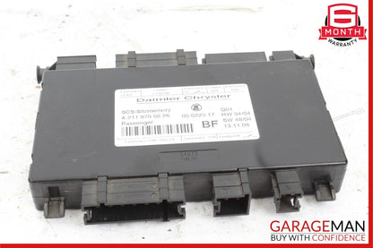 03-12 Mercedes GL450 ML550 CLS500 E350 Front Right Side Seat Control Module Unit