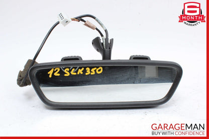 12-20 Mercedes R172 SLK350 SLK250 SLC300 Interior Rear View Mirror Black OEM