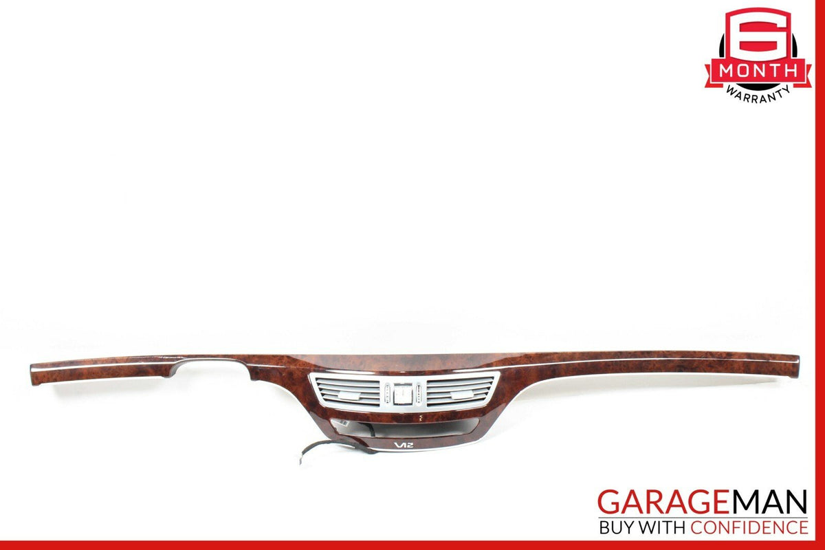 07-09 Mercedes W221 S600 S65 AMG V12 Dashboard Center Trim Bezel Assembly