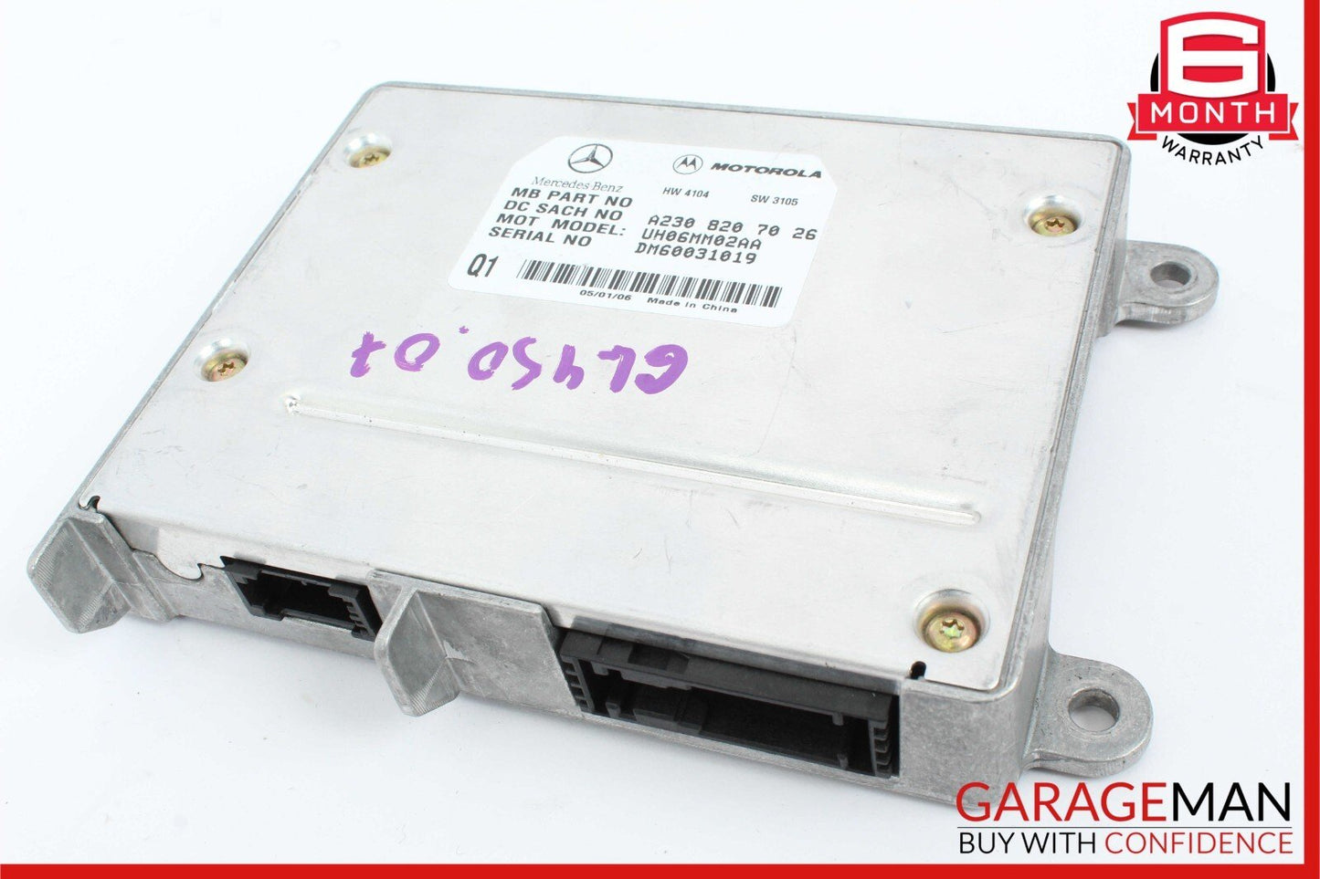 07-09 Mercedes X164 GL450 R350 SL550 Voice Phone Telephone Communication Module