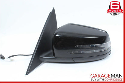 10-11 Mercedes W204 C300 C350 C250 Front Left Side Rear View Door Mirror Black