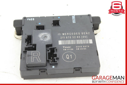 06-11 Mercedes W211 E350 CLS550 Rear Right Passenger Side Door Control Module