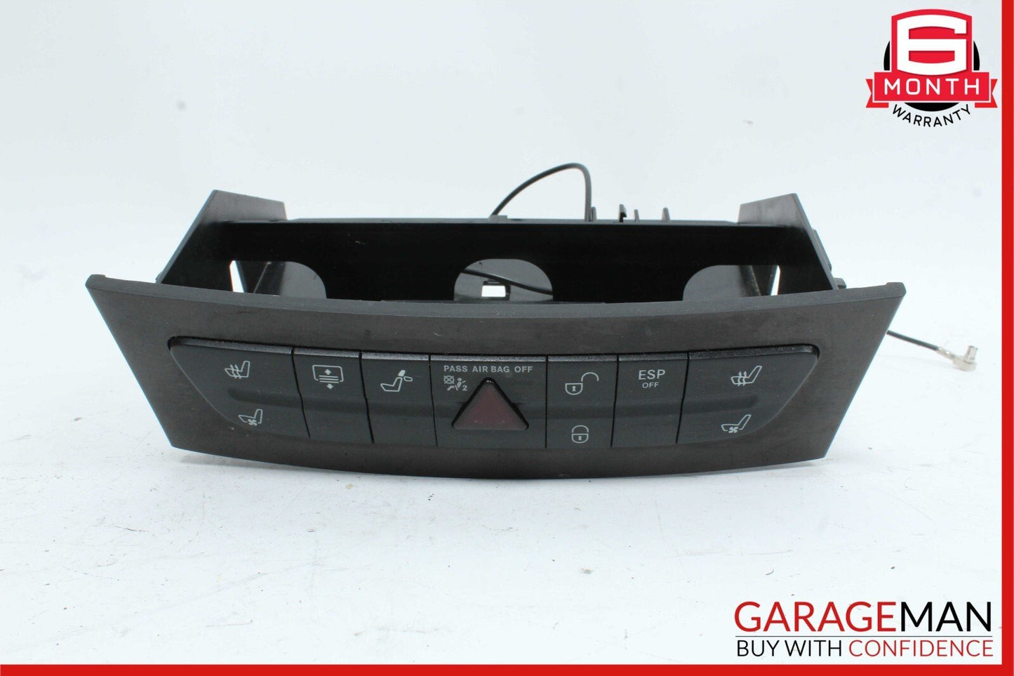 06-11 Mercedes W219 CLS500 CLS550 Hazard Control Door Lock Switch Panel OEM