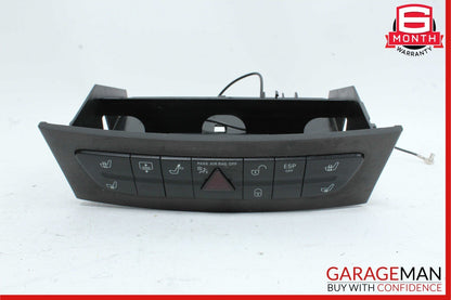06-11 Mercedes W219 CLS500 CLS550 Hazard Control Door Lock Switch Panel OEM