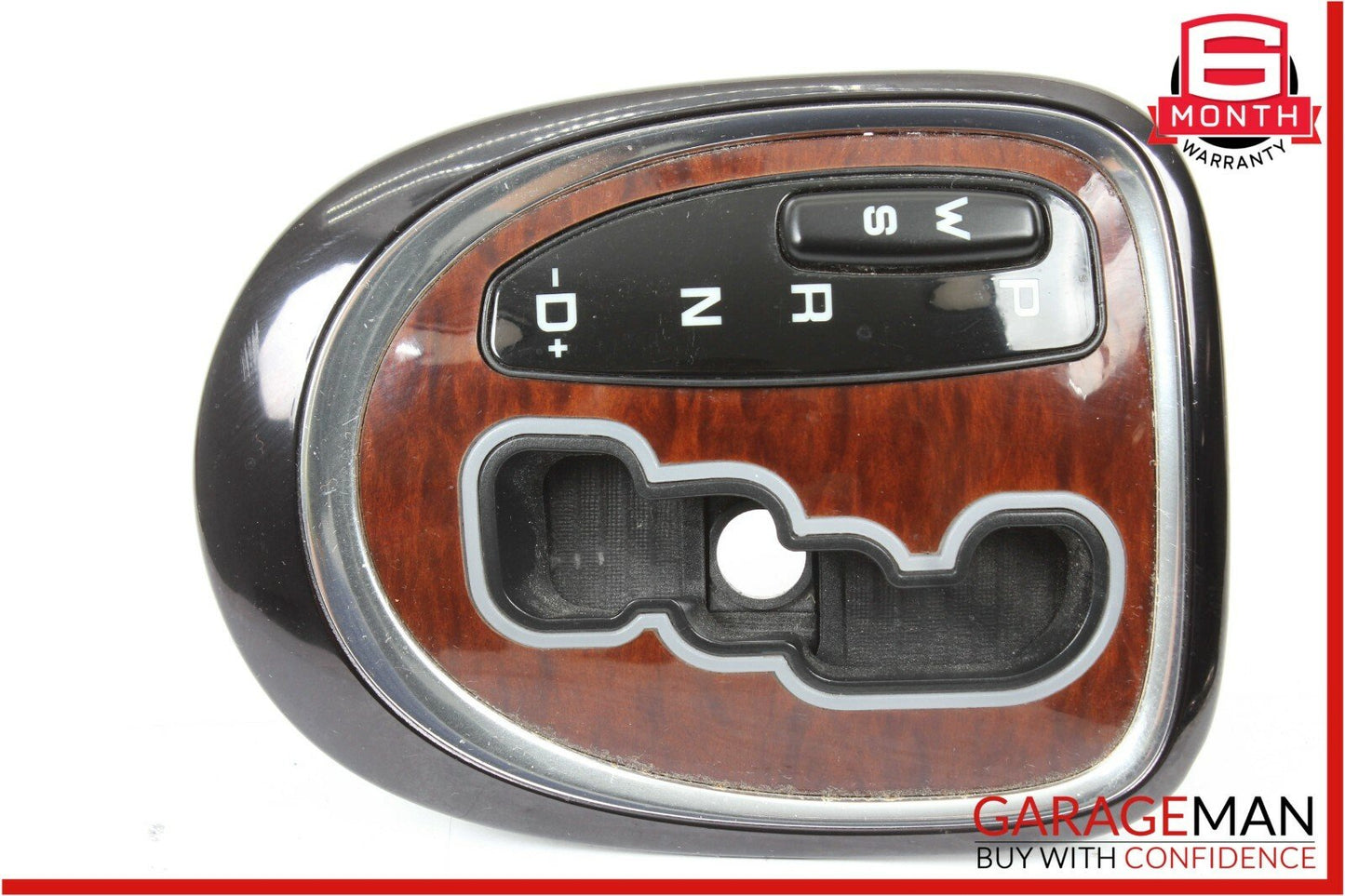 00-06 Mercedes W220 S430 Floor Gear Shifter Bezel Trim Indicator Bezel Wood