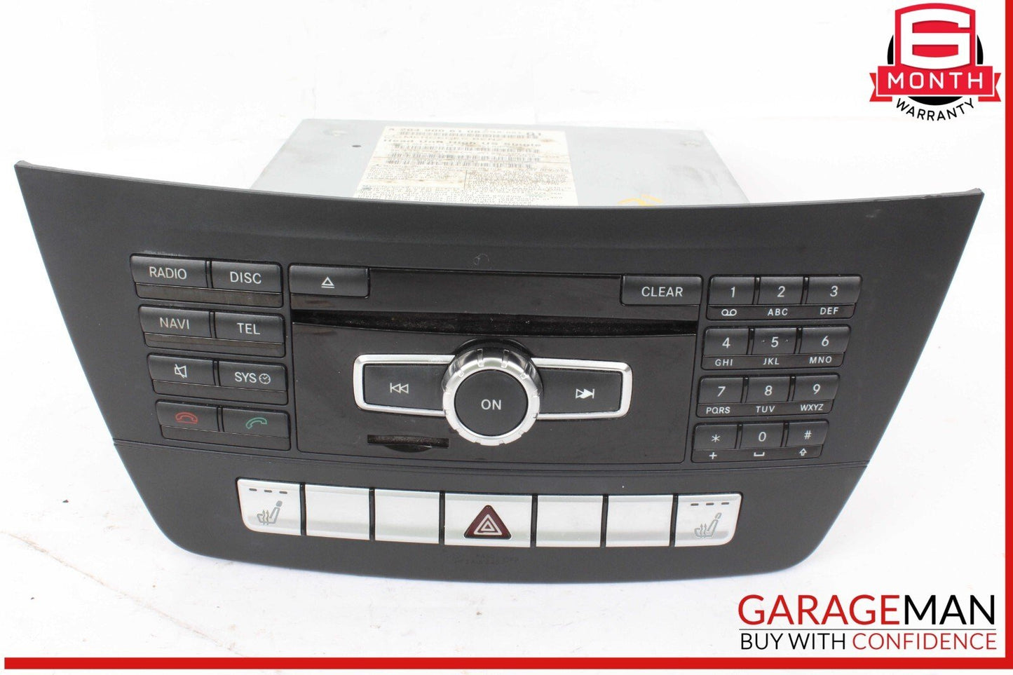 12-14 Mercedes W204 C250 C350 Navigation Command Head Unit DVD CD Audio OEM