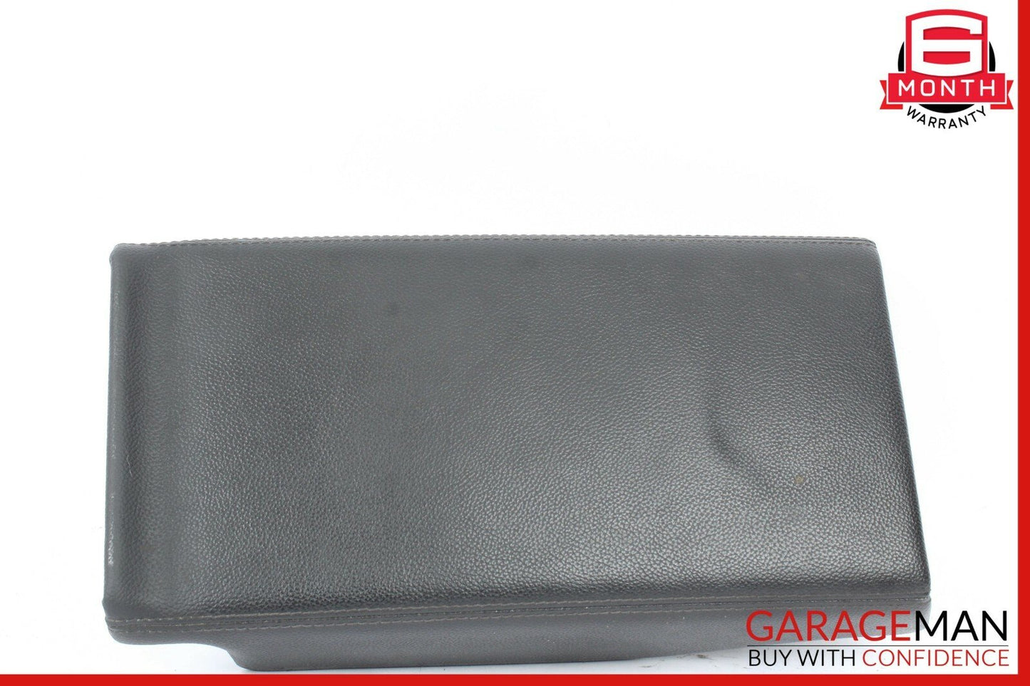 03-06 Mercedes R230 SL500 Rear Center Console Lid Cover Panel Leather Black