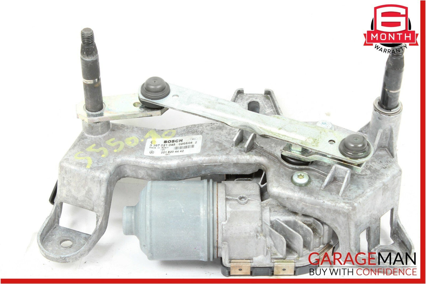 07-14 Mercedes W221 S500 S63 AMG CL600 Windshield Wiper Motor Right Side OEM