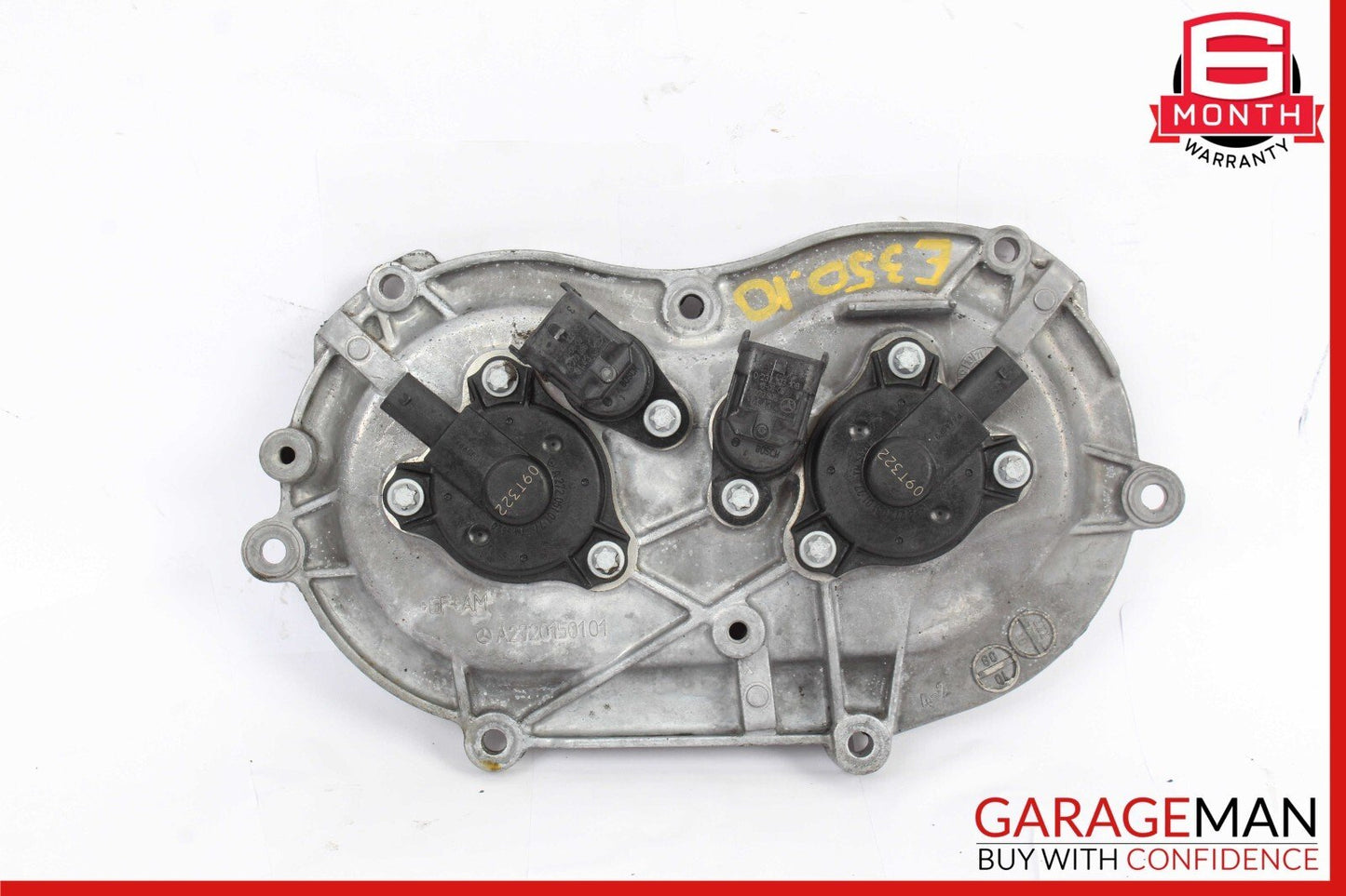06-13 Mercedes W212 E350 S550 Front Right Engine Timing Chain Cover Plate OEM