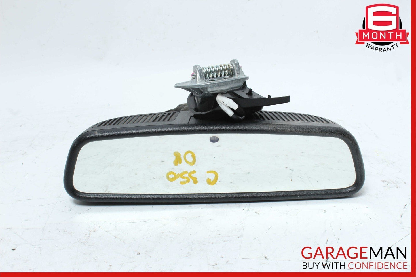 08-14 Mercedes W204 C250 C300 C350 Interior Top Upper Rear View Mirror Black OEM