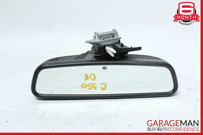08-14 Mercedes W204 C250 C300 C350 Interior Top Upper Rear View Mirror Black OEM