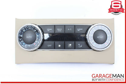 12-14 Mercedes W204 C250 C63 AMG C300 AC A/C Heater Climate Control w/ Trim OEM