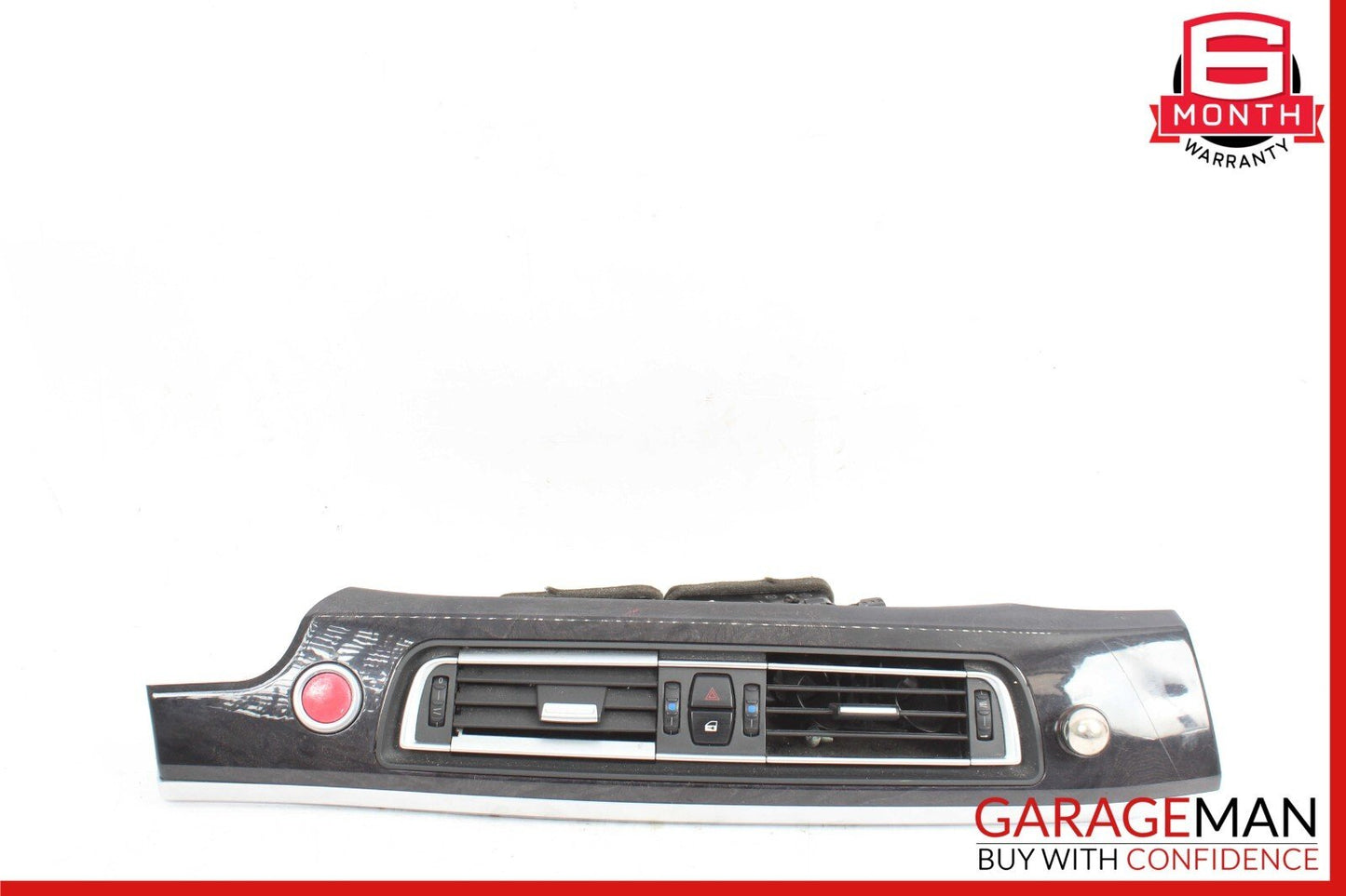 09-15 BMW 750i 750Li F01 F02 Front Center Dash Air Vents AC Heater With Hazard