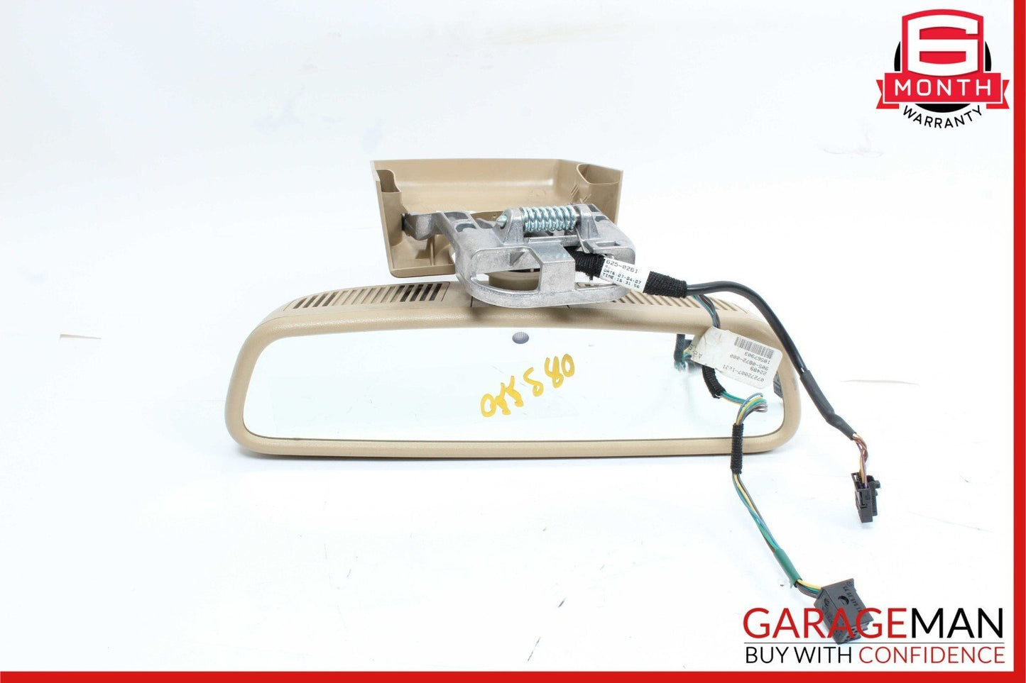 07-09 Mercedes W221 S550 S65 AMG Top Upper Rear View Mirror Brown 2218110007 OEM
