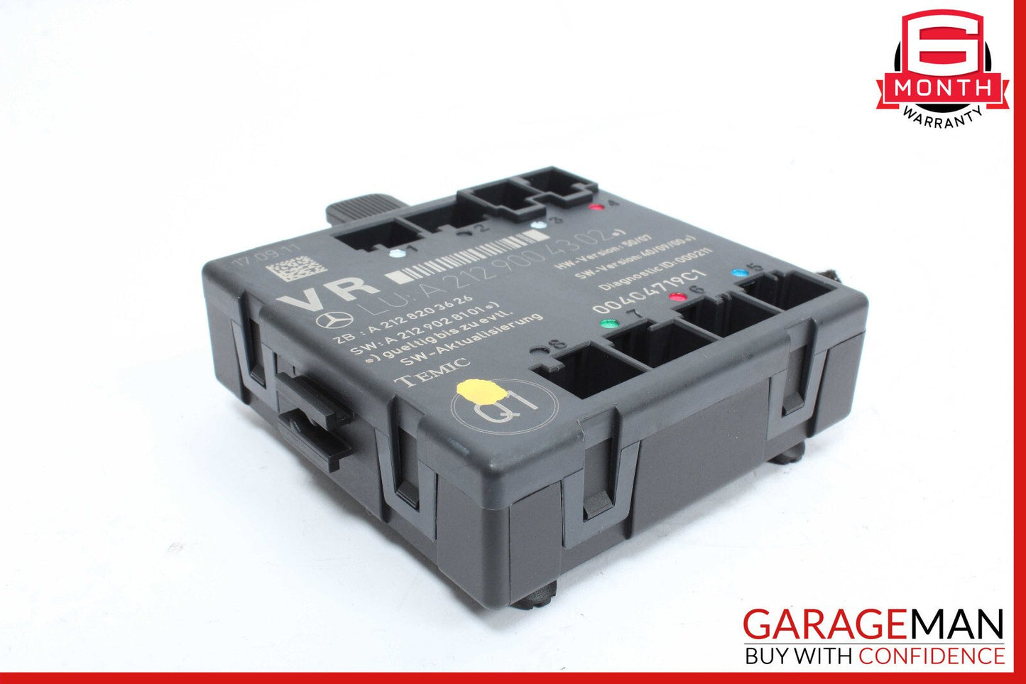 08-18 Mercedes W204 C250 Front Right Side Door Control Module 2129004302 OEM