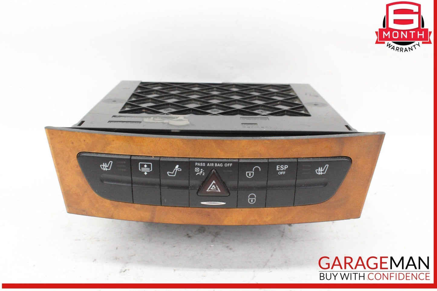03-09 Mercedes W211 E320 CDI CLS500 Hazard Switch Control Panel 2116800552 OEM