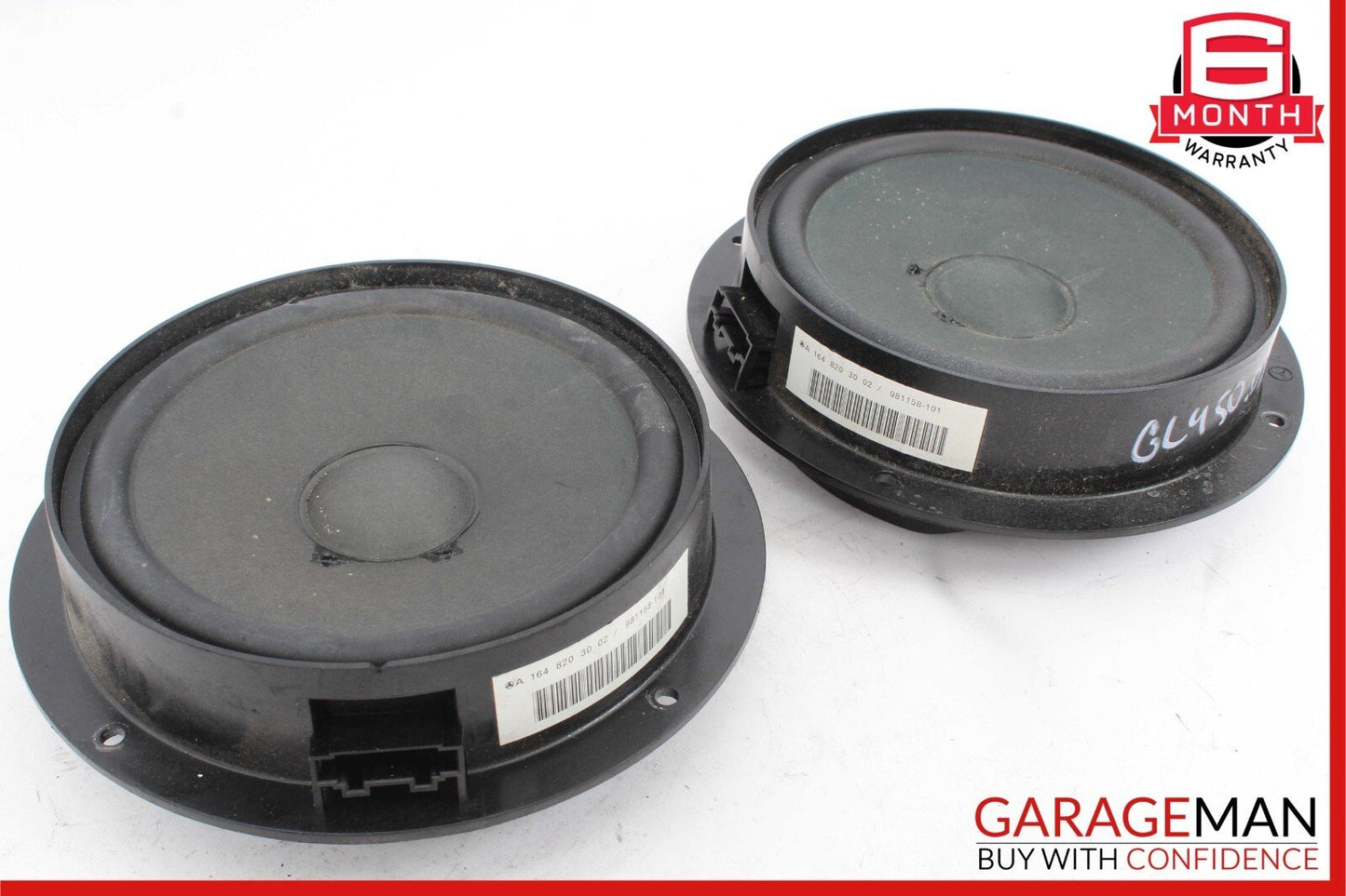 06-12 Mercedes GL450 ML350 Rear Left & Right Door Sound Audio Speakers Set of 2
