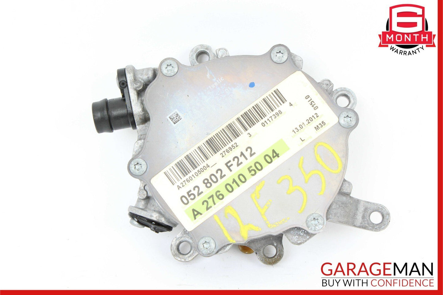12-18 Mercedes W212 E350 SLK350 Engine Motor Brake Vacuum Pump 2760105004 OEM