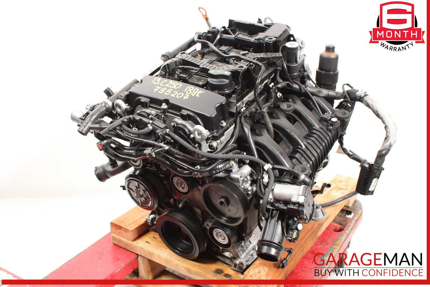 12-15 Mercedes R172 SLK250 C250 1.8L Engine Motor Block Assembly OEM 189k