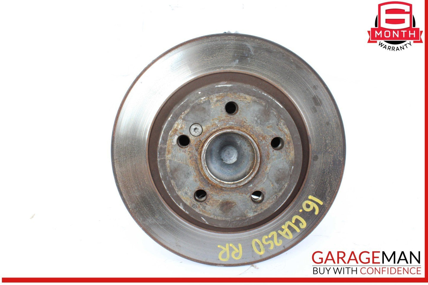 14-19 Mercedes W117 CLA250 Rear Right Side Spindle Knuckle w/ Rotor Disc OEM