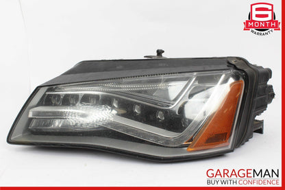 11-14 Audi A8 Quattro Front Left Side LED Headlight Headlamp 4H0941003A OEM