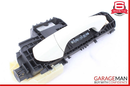 10-13 Mercedes W212 E350 E550 Rear Left Exterior Door Handle Assembly White OEM