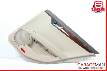 08-11 Mercedes W204 C280 Rear Right Passenger Side Interior Door Panel Beige OEM