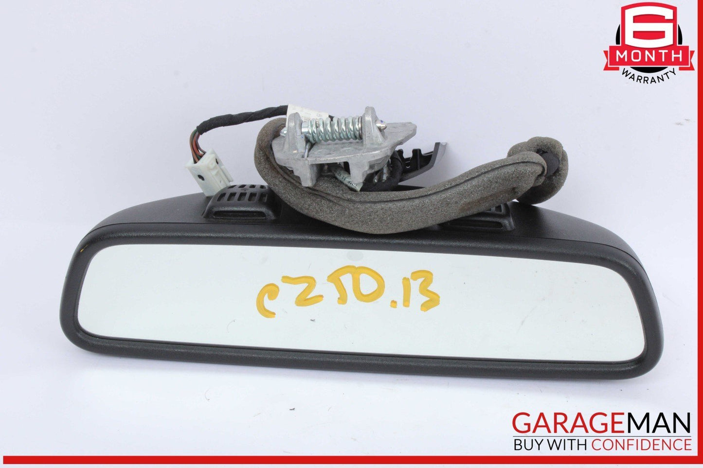 10-16 Mercedes W204 C250 E400 Interior Rear View Mirror Black 2048104217 OEM