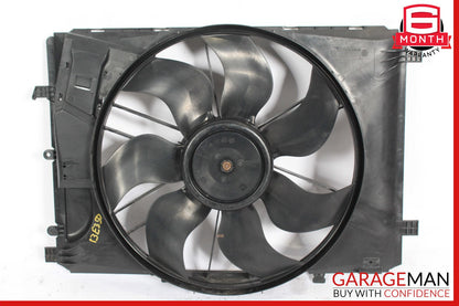 08-18 Mercedes C250 E250 CLS400 Engine Cooling Fan Shroud Motor Assembly