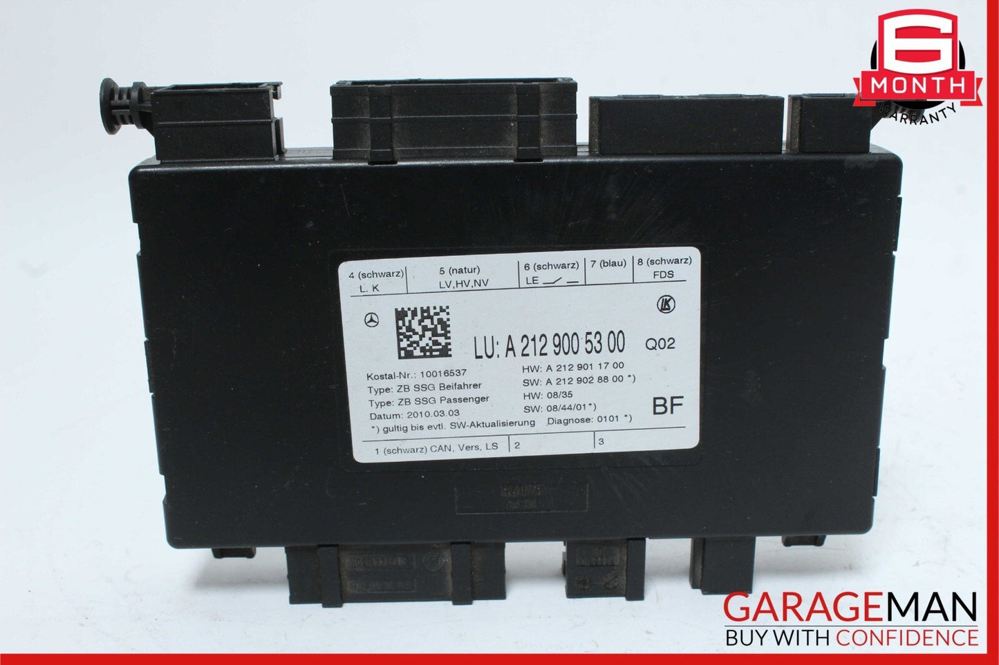 08-20 Mercedes CLS400 E350 C300 SLC300 Front Right Side Seat Control Module