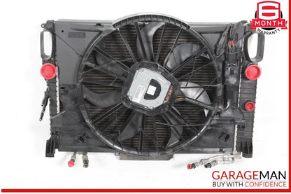 06-09 Mercedes W211 E350 Engine Cooling Radiator A/C AC Condenser Assembly OEM