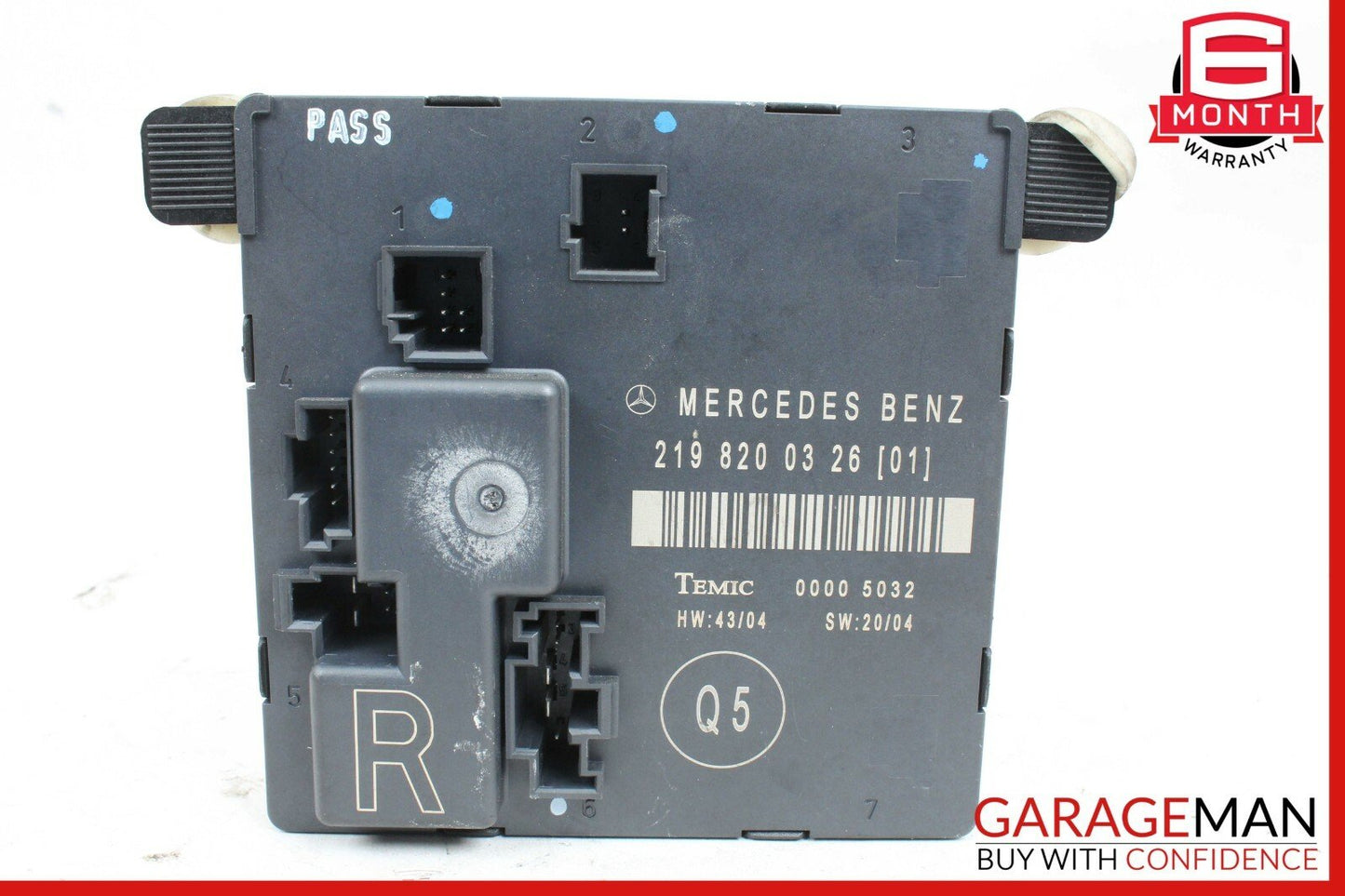 06-11 Mercedes W219 CLS63 AMG CLS55 AMG Rear Right Side Door Control Module OEM
