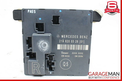 06-11 Mercedes W219 CLS63 AMG CLS55 AMG Rear Right Side Door Control Module OEM