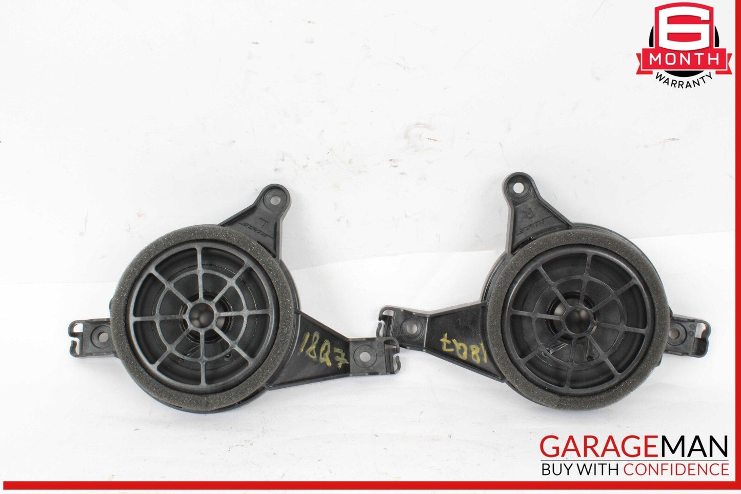 17-19 Audi Q7 Rear Right & Left Side Upper Roof Sounds Speaker Speakers OEM
