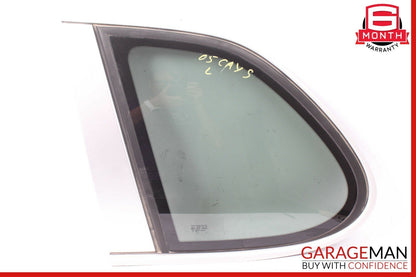 03-06 PORSCHE CAYENNE 955 REAR LEFT DRIVER SIDE QUARTER WINDOW GLASS OEM