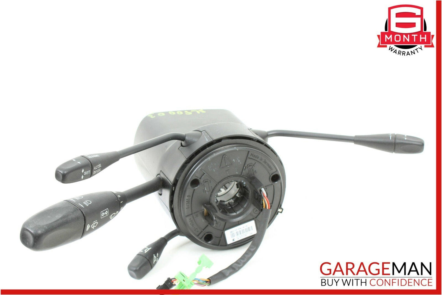 03-06 Mercedes R230 SL55 SL500 Steering Column Control Switches Shroud Black OEM