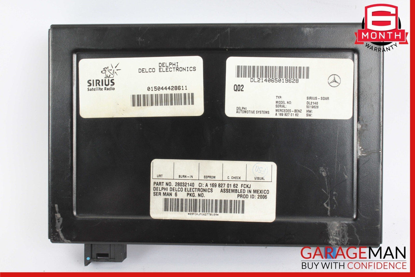 03-09 Mercedes R230 SL550 R550 GL350 Sirius Satellite Radio Receiver Module OEM