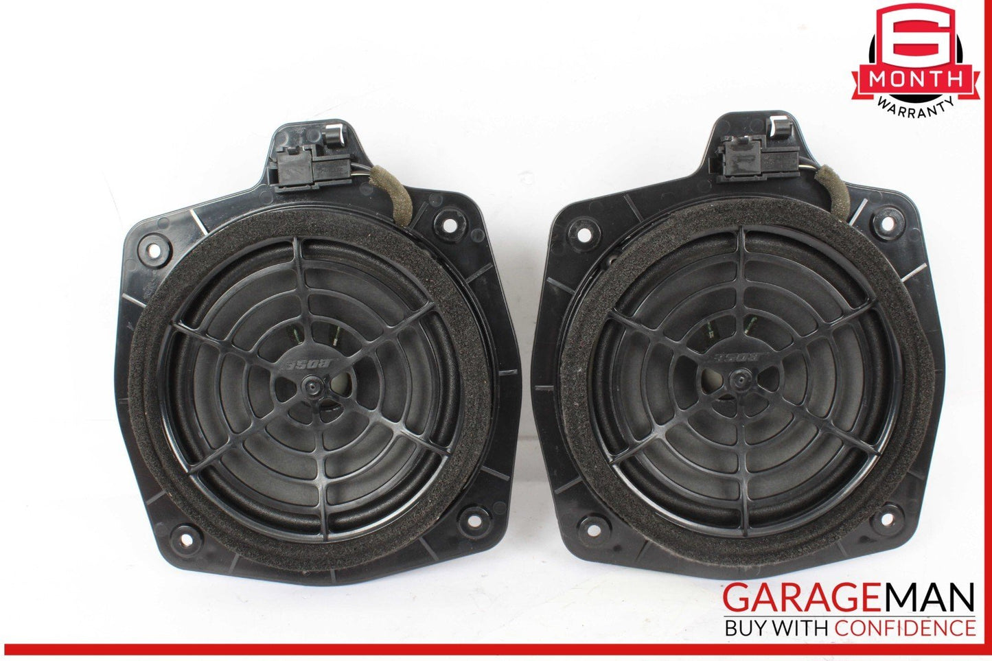 08-15 Audi TT TTS Quattro Rear Left and Right Side Subwoofer Speaker Bass Box