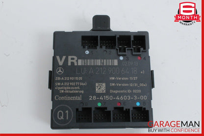 08-15 Mercedes W204 C250 C350 C63 AMG Front Right Side Door Control Module Unit