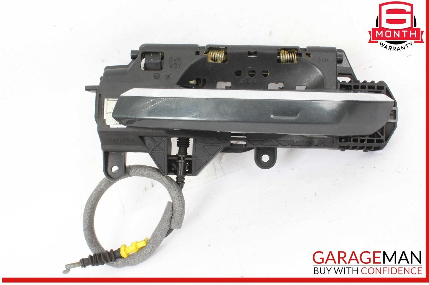 17-24 Audi A4 Allroad Rear Left Driver Side Exterior Door Handle Gray OEM