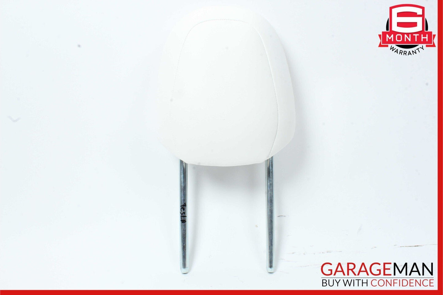 17-22 Tesla Model 3 Front Right / Left Side Seat Headrest Head Rest White