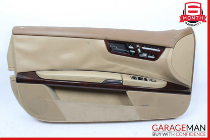 07-10 Mercedes W216 CL550 Front Left Side Interior Door Panel Trim Cover Assy