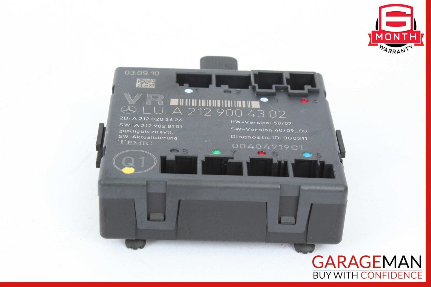 08-18 Mercedes W204 C250 C300 Front Right Side Door Control Module Unit OEM