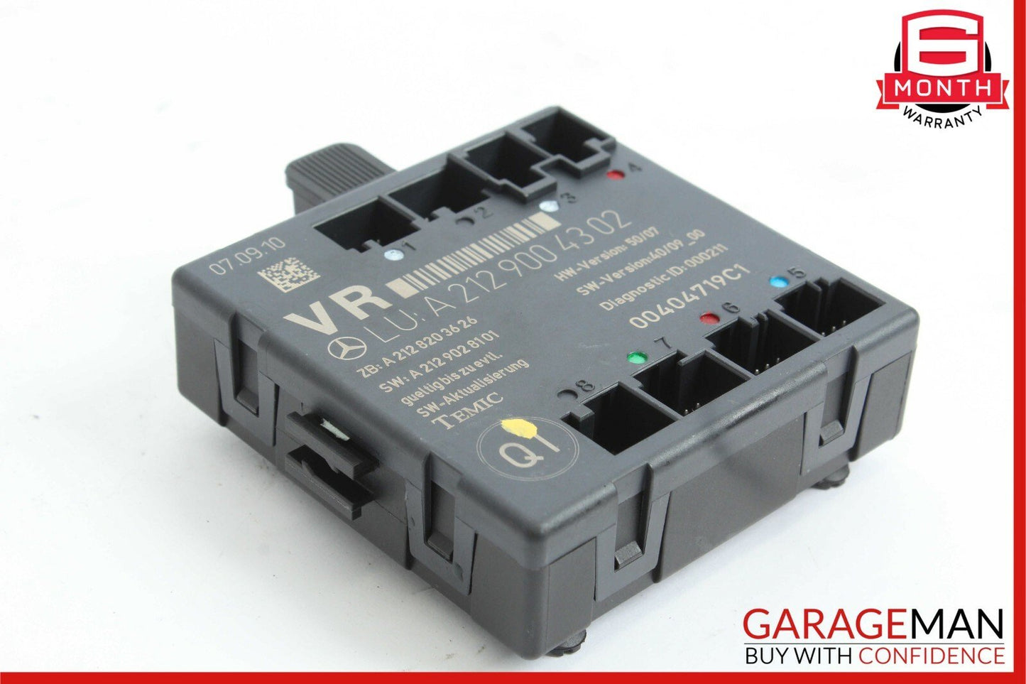08-18 Mercedes W204 C250 C300 E400 Front Right Side Door Control Module Unit OEM
